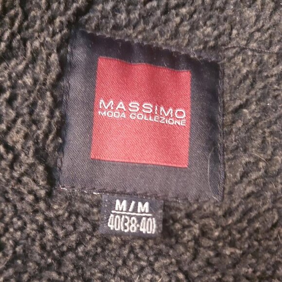 Streetwear Aviator Jacket Black Sherpa Lined Vintage Bomber - Picture 5 of 12